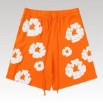 Shorts Denim Tears White Clouds Orange - Drip Slum