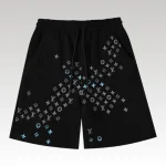 Shorts Louis Vuitton LV Black Blue Monogram - Drip Slum