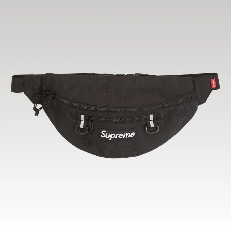 Supreme Waist Bag Black (SS19) - Drip Slum