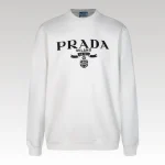 Sweatshirt Prada Milano White Crewneck PD027 - Drip Slum
