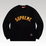 Sweatshirt Supreme Kanji Logo Black - Drip Slum