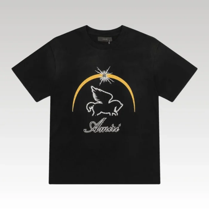 T-shirt Amiri Crystal Pegasus AM043 - Drip Slum