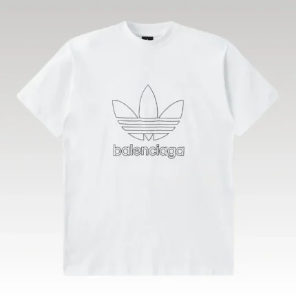 T-shirt Balenciaga x Adidas Trefoil Logo White BL004 - Drip Slum
