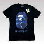 T-Shirt BAPE by Bathing Ape Black/Blue - Drip Slum