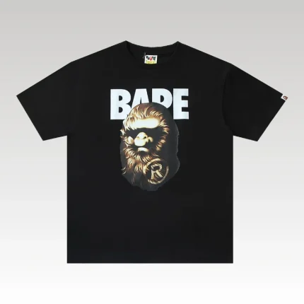 T-shirt BAPE Gorilla Head Black BP013 - Drip Slum