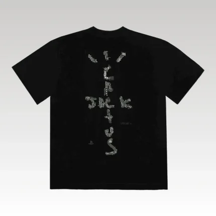 T-shirt Cactus Jack Travis Scott x Playstation Black CJ002 - Drip Slum