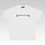 T-shirt Chrome Hearts Horseshoe White Logo CH015 - Drip Slum