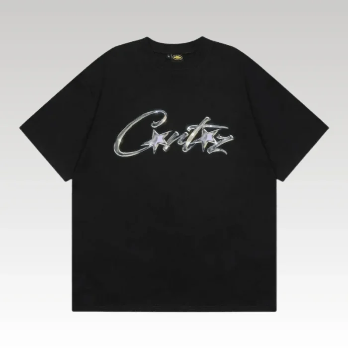 T-shirt Corteiz Chrome Allstarz Black - Drip Slum