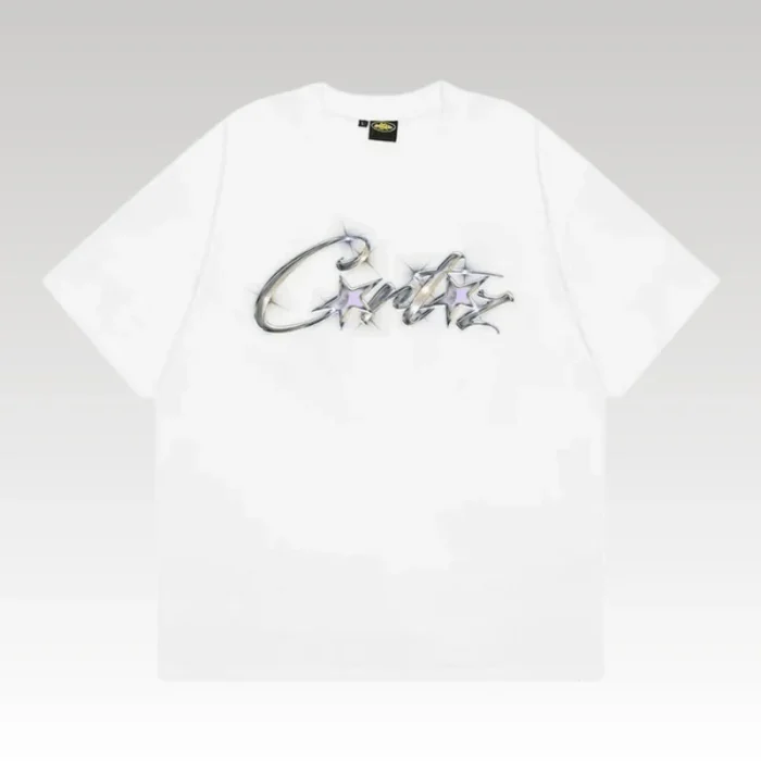 T-shirt Corteiz Chrome Allstarz White - Drip Slum