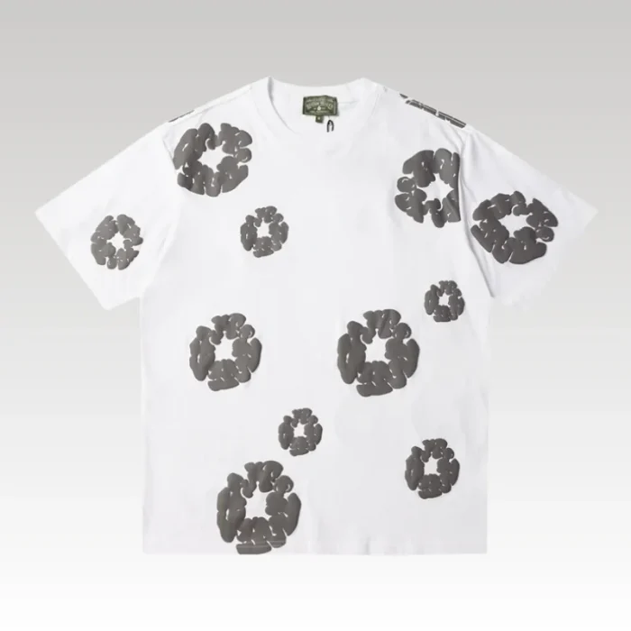 T-shirt Denim Tears Grey Clouds White - Drip Slum
