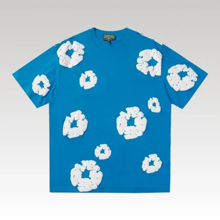 T-shirt Denim Tears White Clouds Blue - Drip Slum