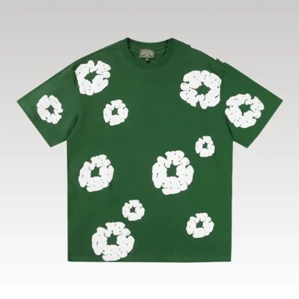 T-shirt Denim Tears White Clouds Green - Drip Slum