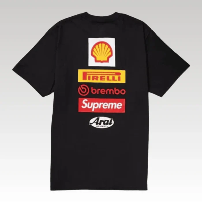 T-shirt Ducati Supreme Ducati Logo Black SP075 - Drip Slum