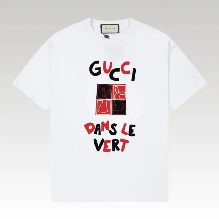 T-shirt Gucci Dans Le Vert White GC073 - Drip Slum