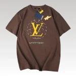 T-shirt Louis Vuitton Brown LV185 - Drip Slum
