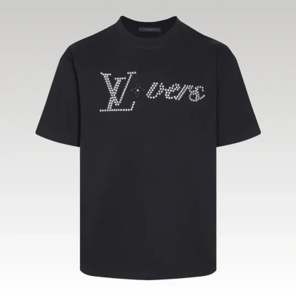 T-shirt Louis Vuitton LV Lovers Black - Drip Slum