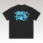 T-Shirt Minus Two Black/Blue - Drip Slum