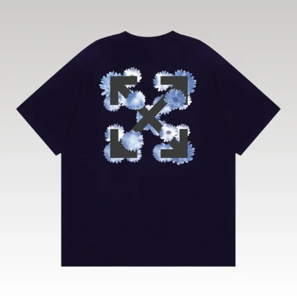 T-shirt Off-White Floral Arrows Graphic OFF024 - Drip Slum