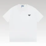 T-shirt Prada Logo Patch White PD016 - Drip Slum