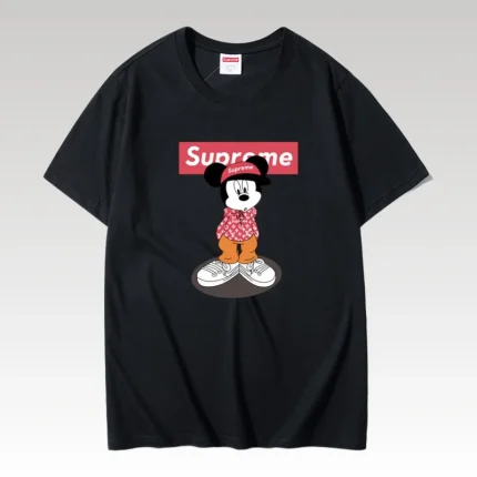 T-shirt Supreme Cartoon Graphic Black SP023 - Drip Slum