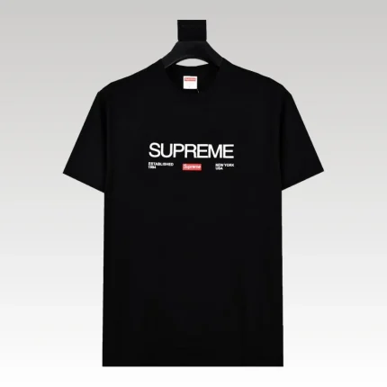 T-shirt Supreme Established 1994 Black SP025 - Drip Slum
