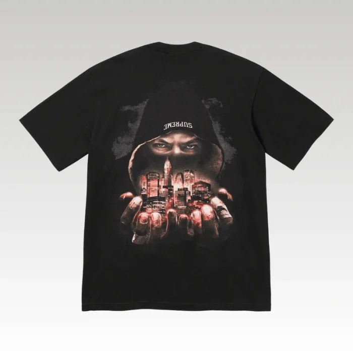 T-shirt Supreme Fighter Black - Drip Slum