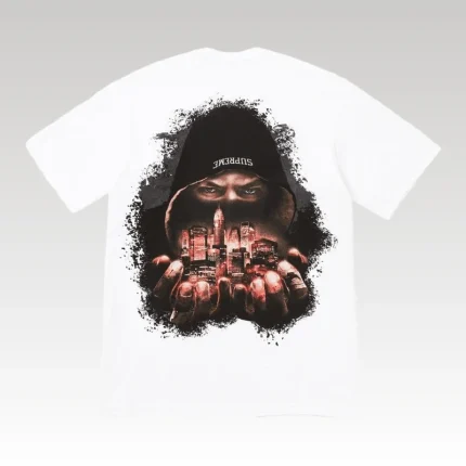 T-shirt Supreme Fighter White - Drip Slum