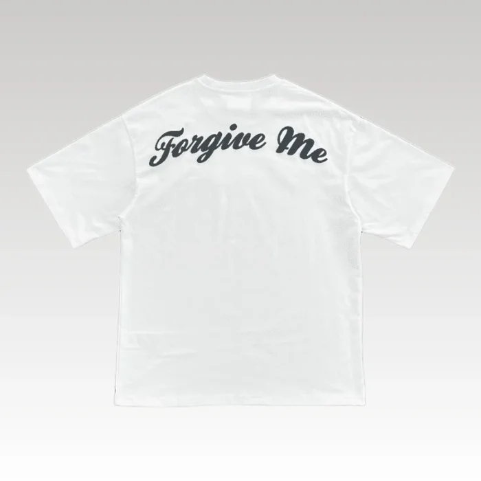 T-shirt Syna World "Forgive Me" White SW006 - Drip Slum